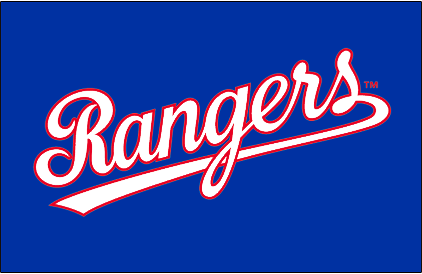 Texas Rangers 1984-1993 Jersey Logo iron on transfers for fabric